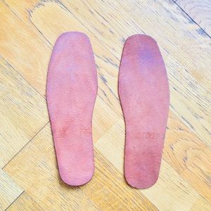 NWOT NEW Leather shoe insert